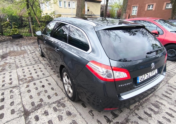 Peugeot 508 cena 46000 przebieg: 206000, rok produkcji 2015 z Gdańsk małe 56